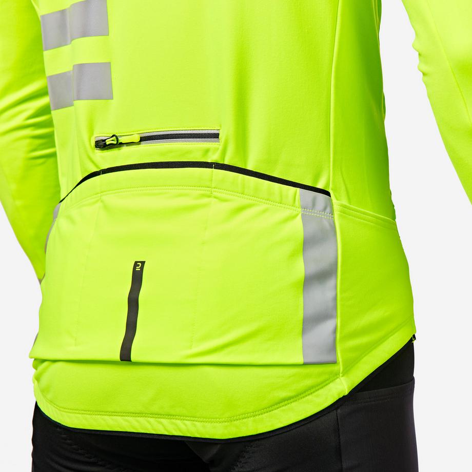 VAN RYSEL  Maillot cycliste manches longues mi-saison visible vélo route 