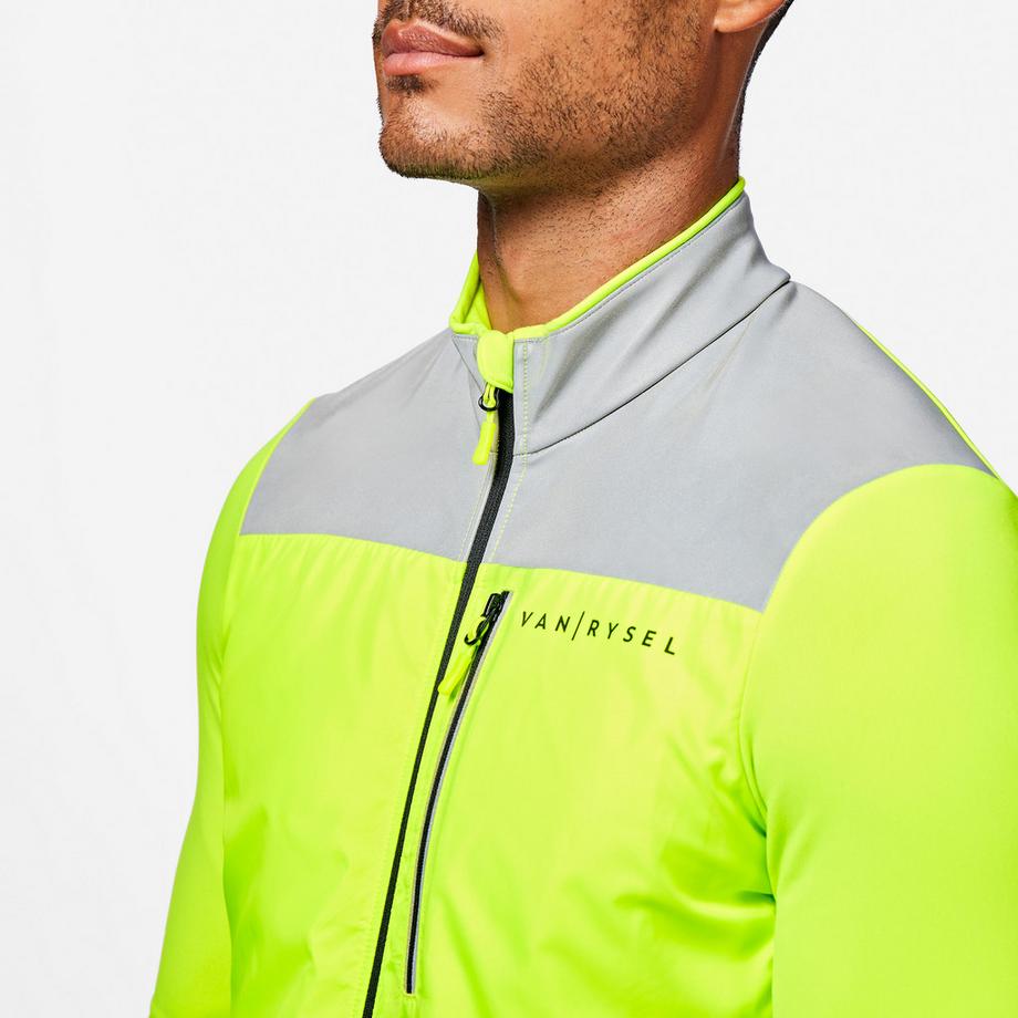 VAN RYSEL  Maillot cycliste manches longues mi-saison visible vélo route 