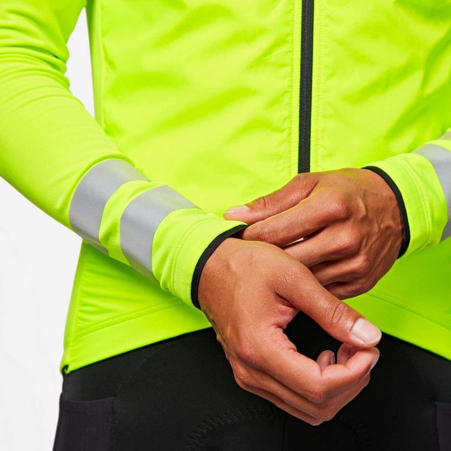 VAN RYSEL  Maillot cycliste manches longues mi-saison visible vélo route 