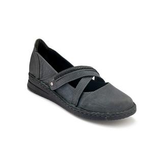 Pédiconfort  ballerines brides croisées à scratch 