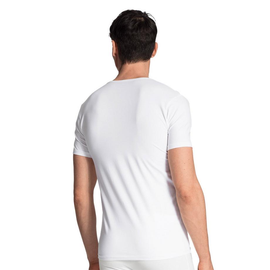 CALIDA Natural Benefit T-shirt Scollo a V Confezione da 4  