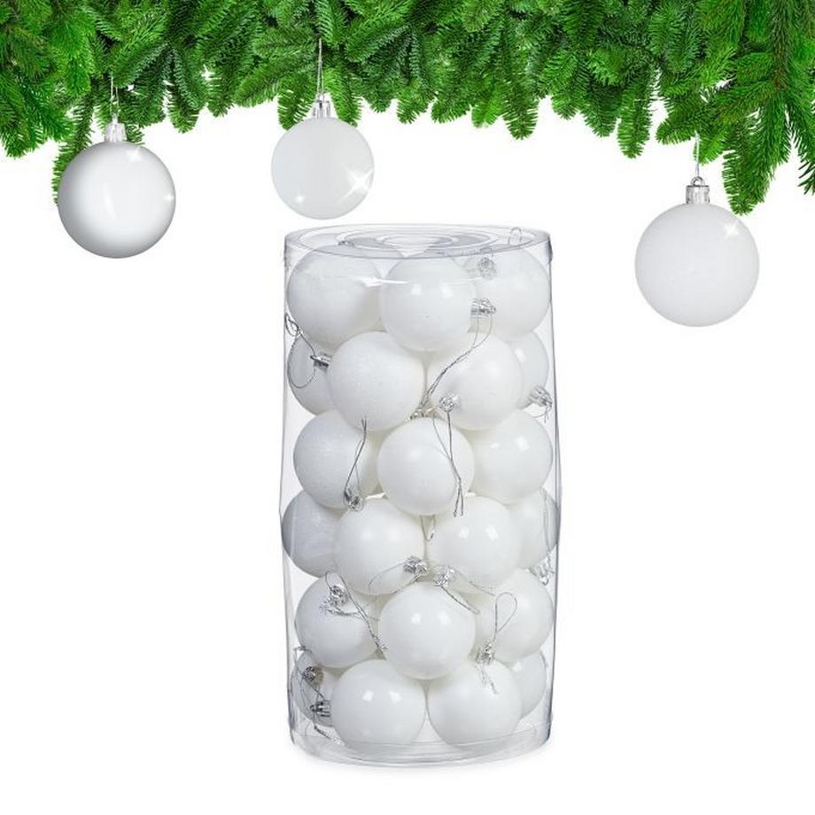 Christbaumkugeln im 30er Set