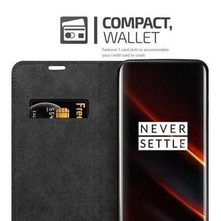 Cadorabo  Hülle für OnePlus 7T PRO Magnetverschluss, Kartenfach 