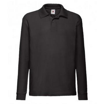 Langarm Pique Polo Shirt