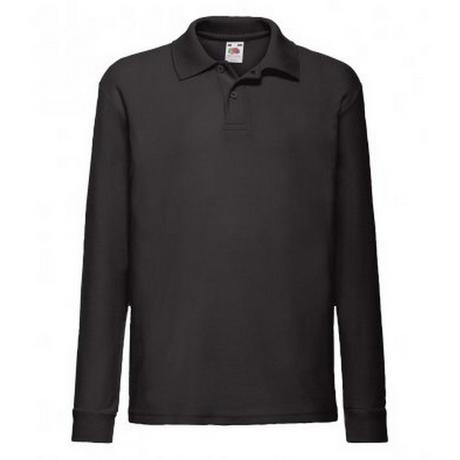 Fruit of the Loom  Langarm Pique Polo Shirt 