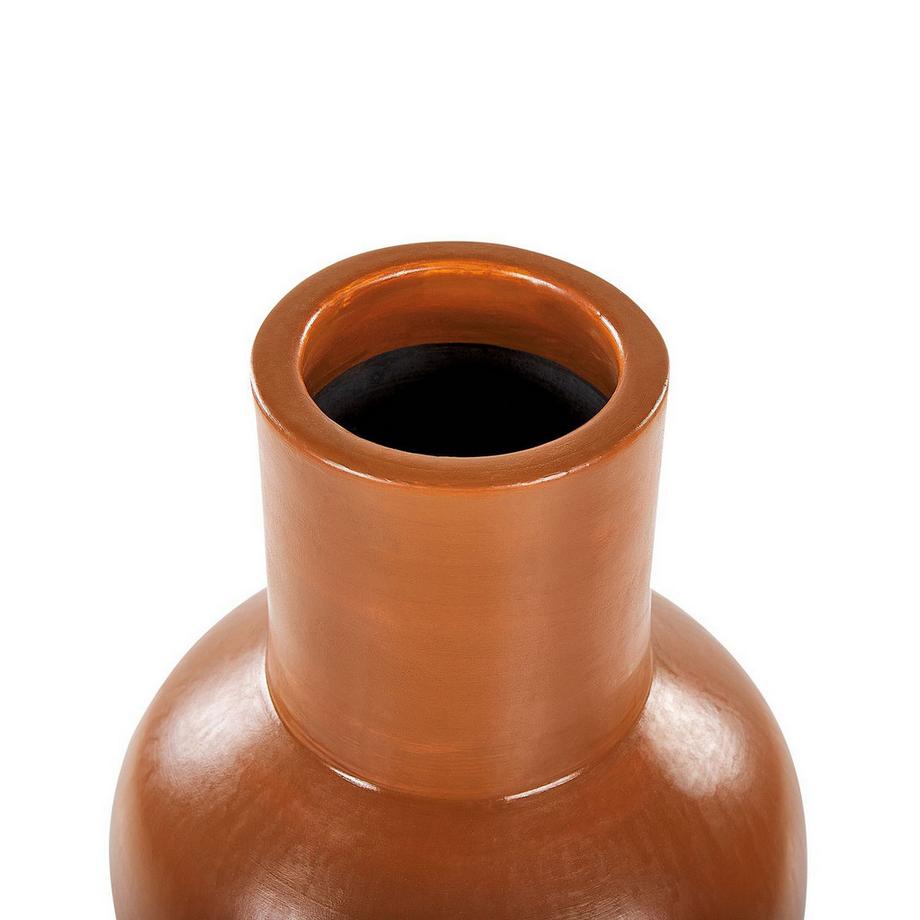 Beliani Vase décoratif en Terre cuite Traditionnel KARFI  