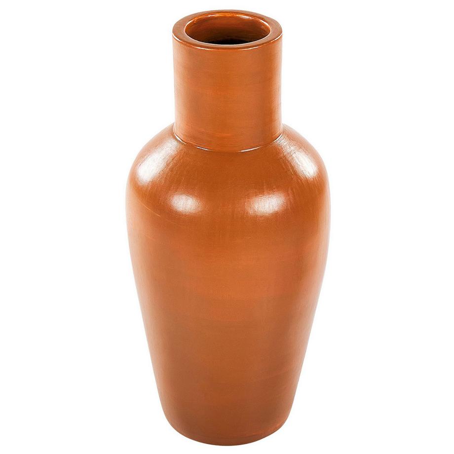 Beliani Vase décoratif en Terre cuite Traditionnel KARFI  