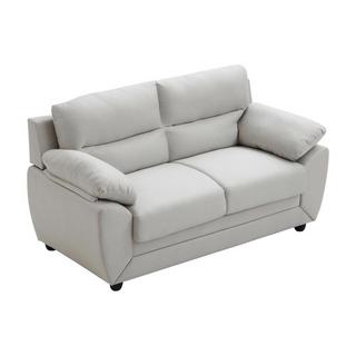 Vente-unique Sofa 2-Sitzer - Stoff - Beige - MANOA  