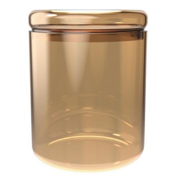 Vorratsdose Glas 500 ml gold