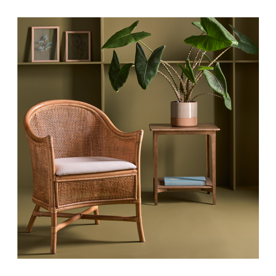 Calicosy Fauteuil en Rotin Maurice  