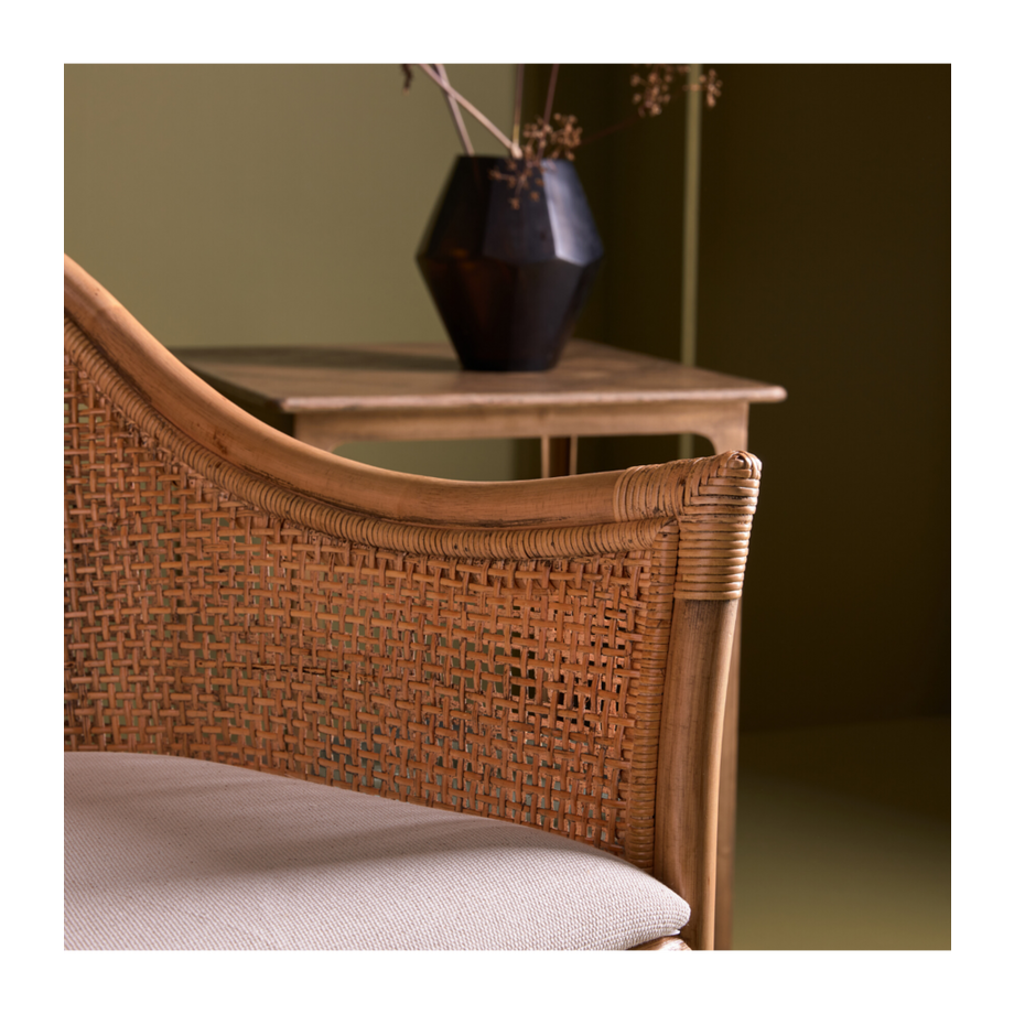 Calicosy Fauteuil en Rotin Maurice  