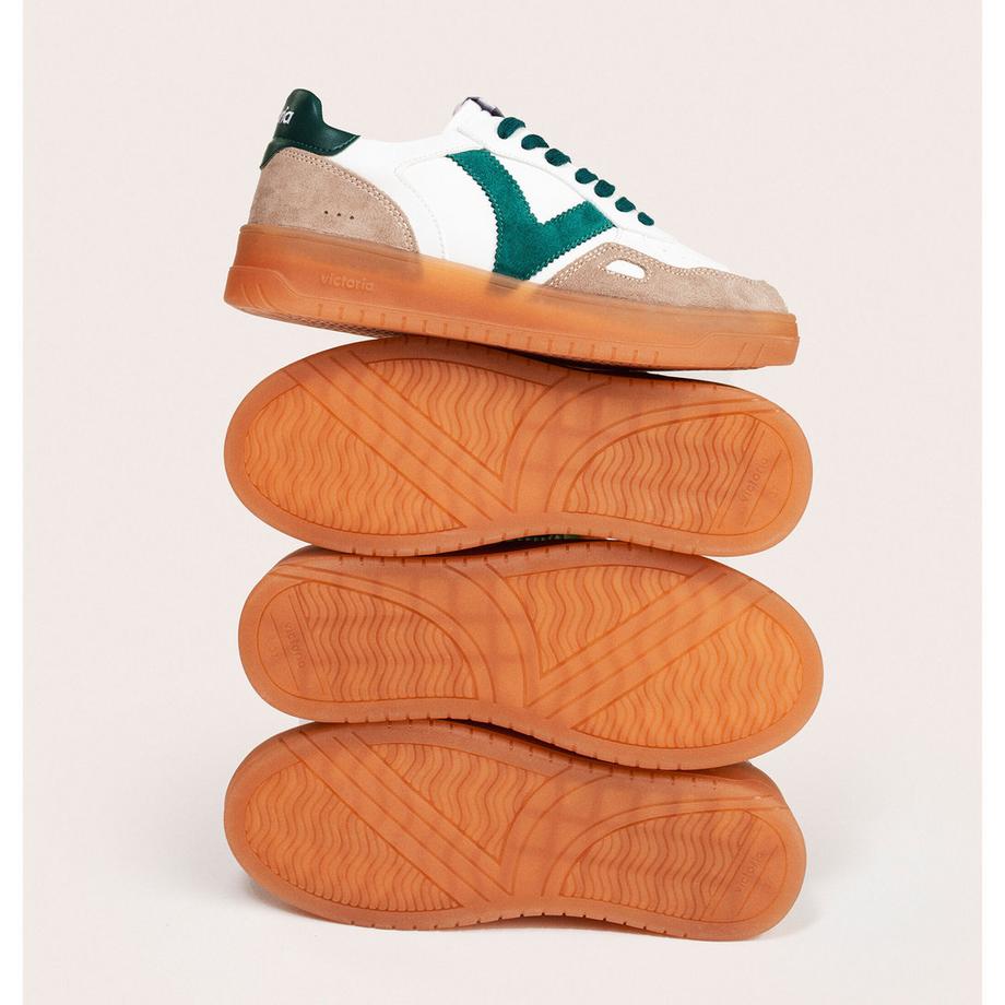 Victoria  sneaker mit leder- und wildledereffekt seoul 