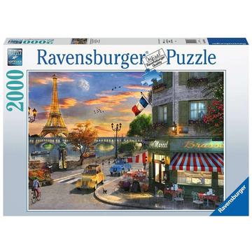 Ravensburger Puzzle 2.000 pièces Soirée romantique à Paris