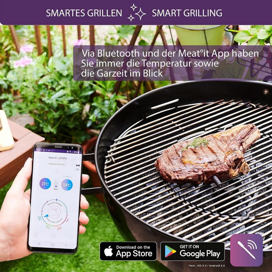 mastrad  Meat it plus 2.0 Grillthermomètre Bluetooth 