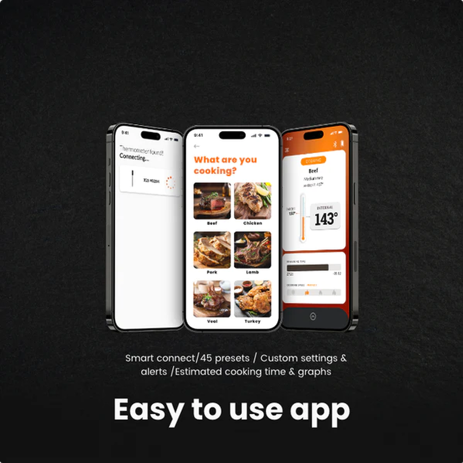 mastrad  Meat it plus 2.0 Grillthermomètre Bluetooth 