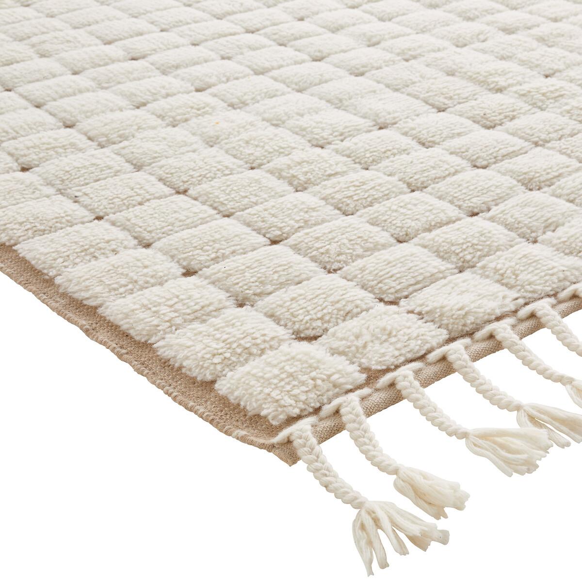 La Redoute Intérieurs Tapis laine motifs damiers  