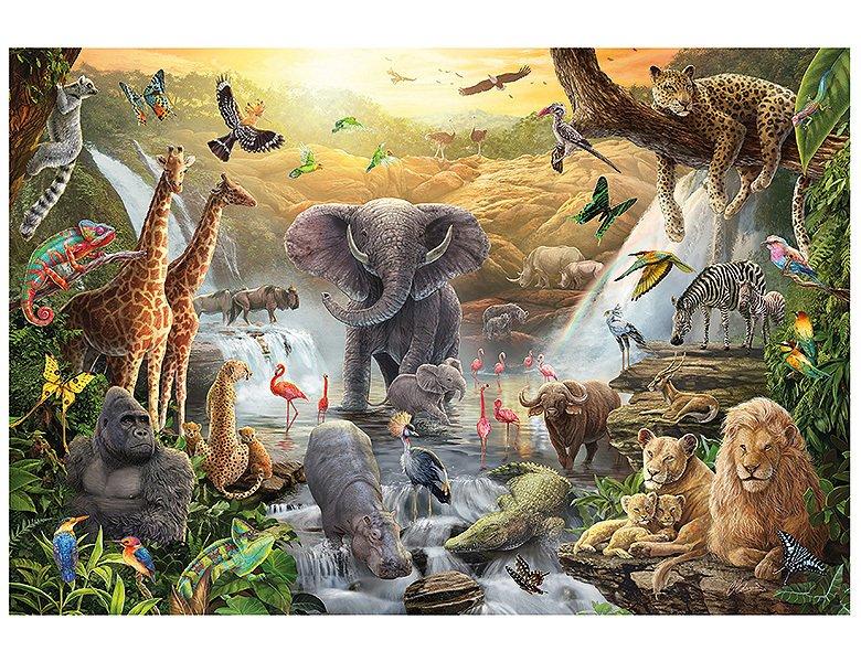 Schmidt  Puzzle Tiere in Afrika (60Teile) 