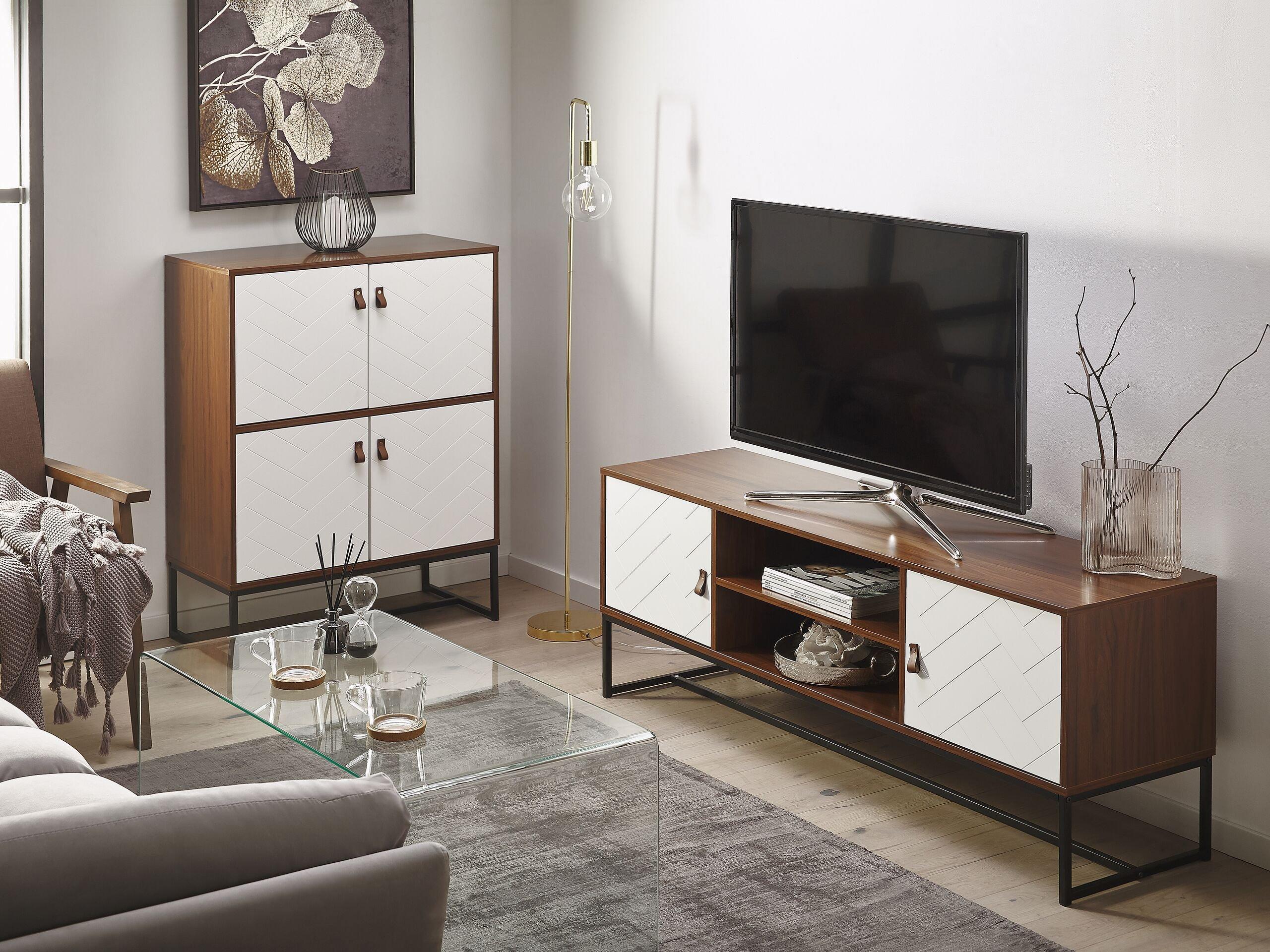 Beliani TV-Möbel aus MDF-Platte Modern NUEVA  