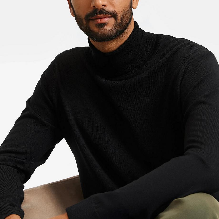 La Redoute Collections Maglione Collo Alto Lana Merino  