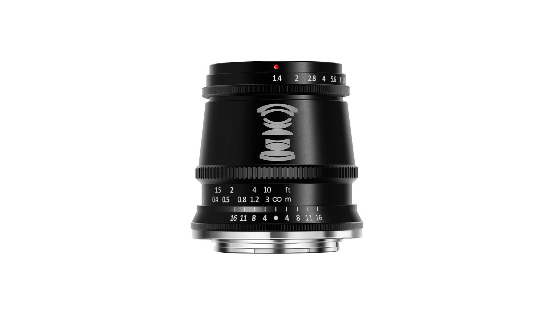 TTARTISANS  TTArtisan APS-C 17mm F1.4 MILC Objectif large Noir 