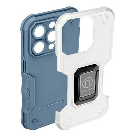 Avizar  Coque iPhone 14 Pro Max avec Bague Blanc 