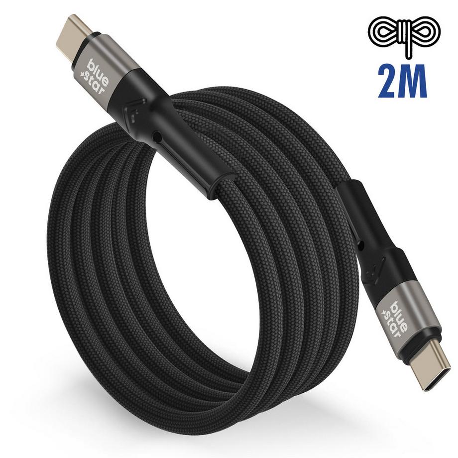 Avizar  Câble USB C Mâle/Mâle 60W 2m Blue Star 