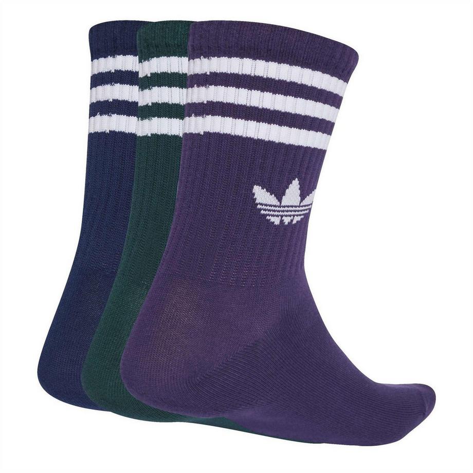 adidas 3er-Pack Crew Socken mit Dreistreifen Design  