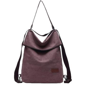 Canvas Umhängetasche Rucksack Handtasche Vintage Umhängetasche Anti-Diebstahl Hobo Tasche für den Alltag Büro Schule outing