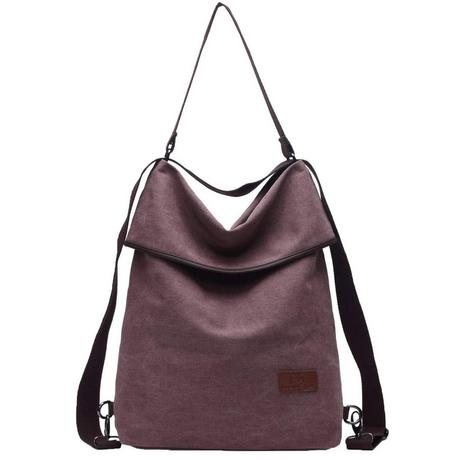Only-bags.store Canvas Umhängetasche Rucksack Vintage Hobo Tasche  