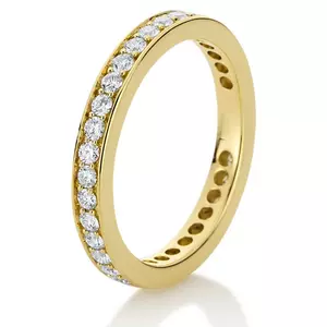Mémoire-Ring 750/18K Gelbgold Diamant 0.75ct.