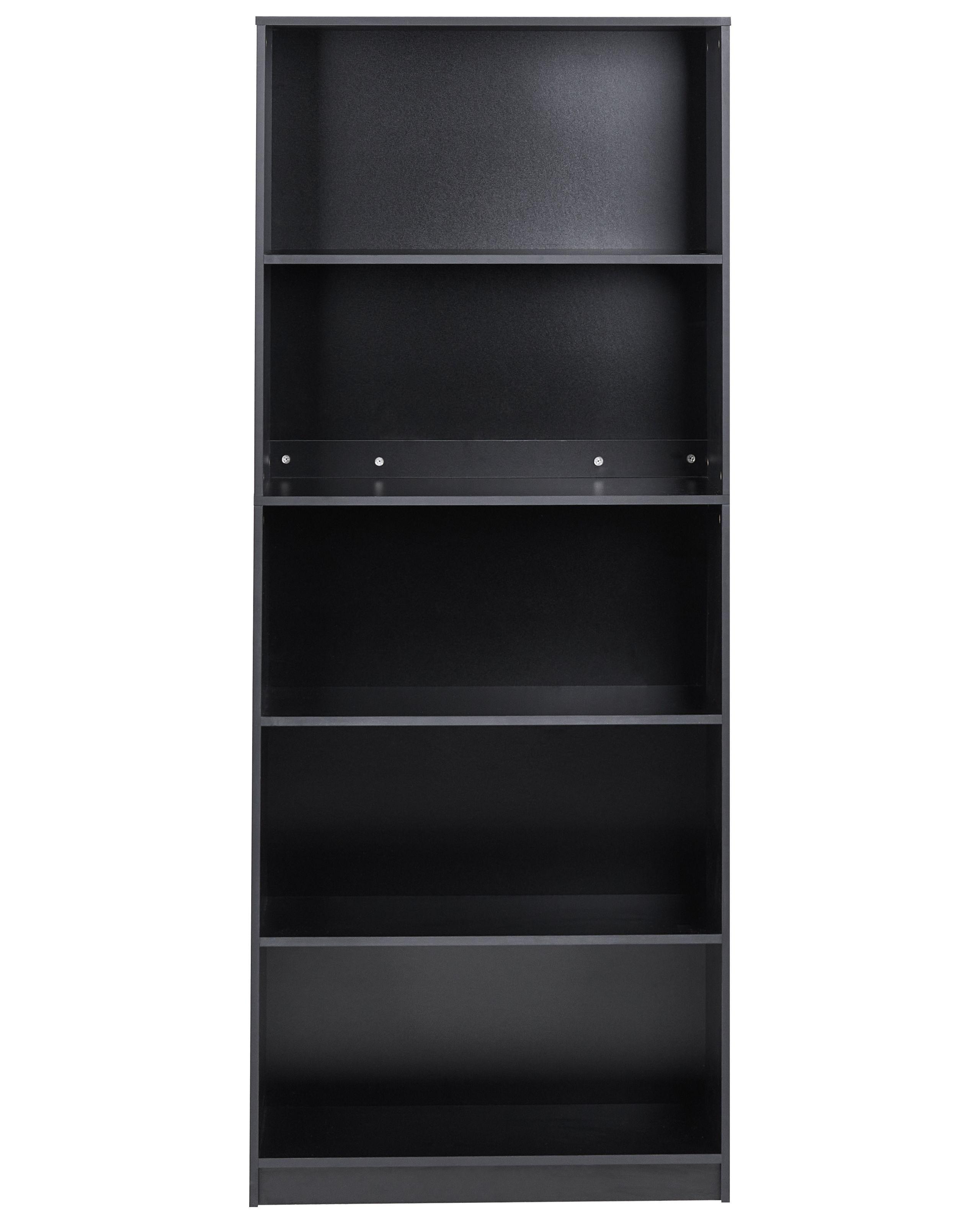 Beliani Bücherregal mit 5 Ebenen aus Faserplatte Minimalistisch ZEHNA  