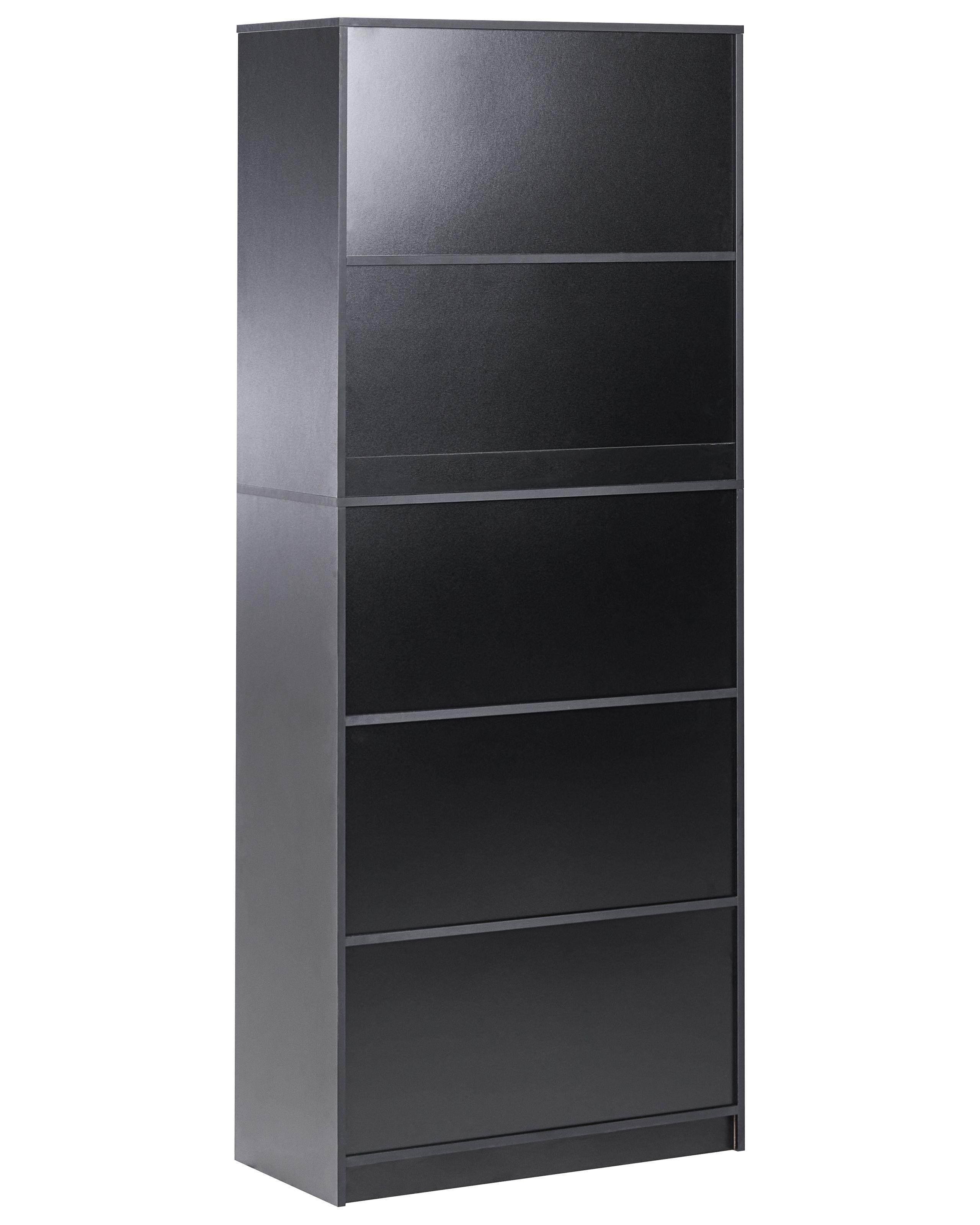 Beliani Bücherregal mit 5 Ebenen aus Faserplatte Minimalistisch ZEHNA  