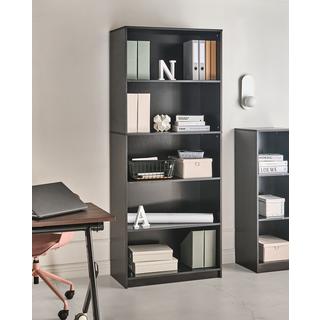 Beliani Bücherregal mit 5 Ebenen aus Faserplatte Minimalistisch ZEHNA  