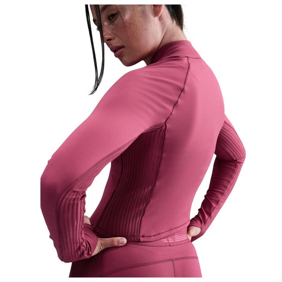 NIKE  Oberteil, Stehkragen, Athletisch, Raglanärmel 