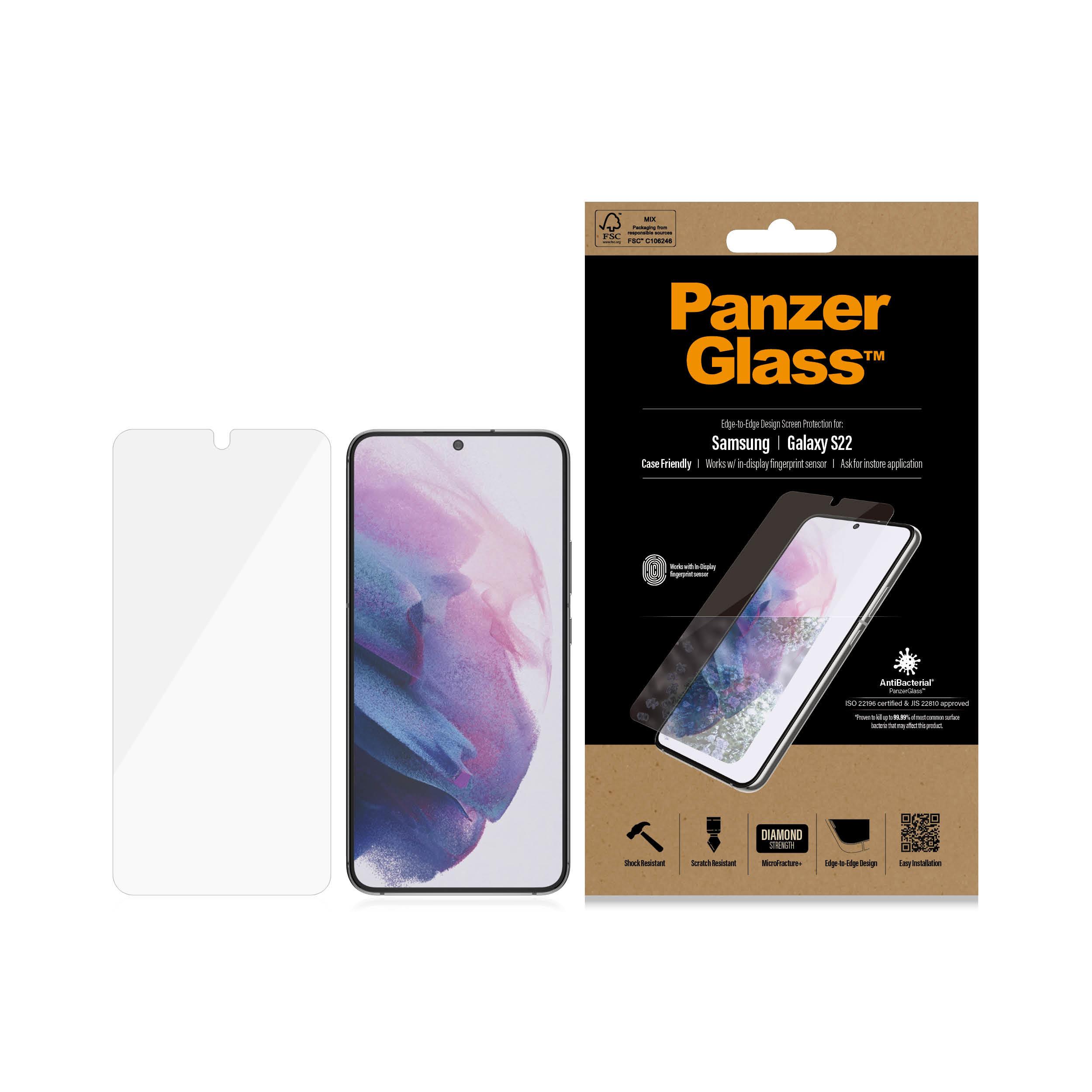 PanzerGlass  ® UltraForce1 Samsung Galaxy S22 | Displayschutz 
