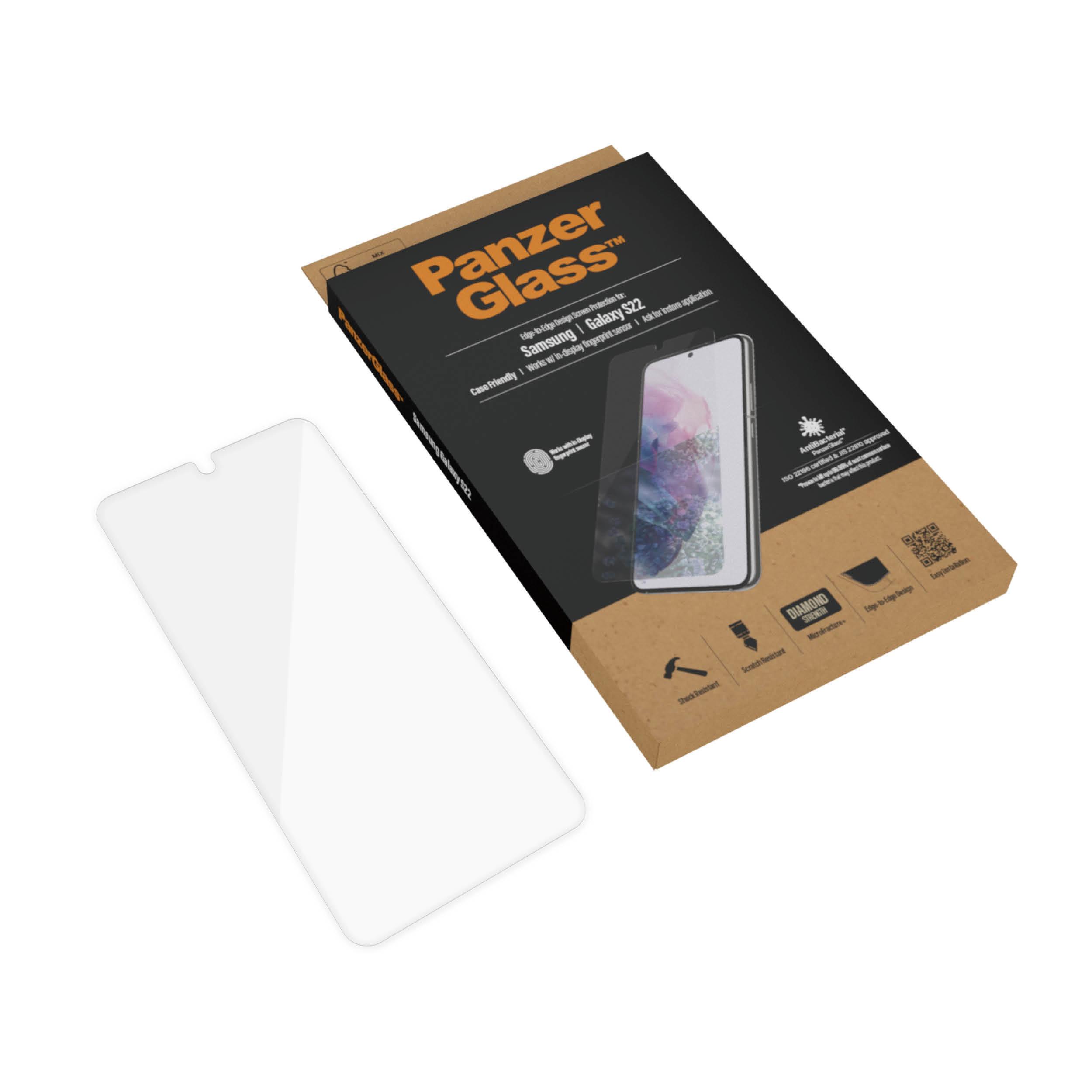 PanzerGlass  ® UltraForce1 Samsung Galaxy S22 | Displayschutz 