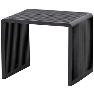 mutoni Tavolino Willa in teak nero (set di 2)  