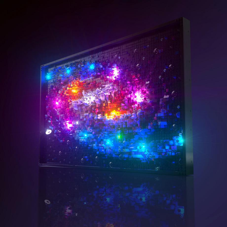 LIGHT MY BRICKS  LMB LED Licht Set für LEGO 31212 Die Milchstrassen-Galaxie 