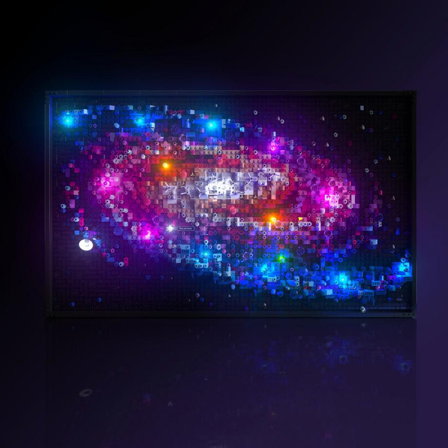 LMB LED Licht Set für LEGO 31212 Die Milchstrassen-Galaxie