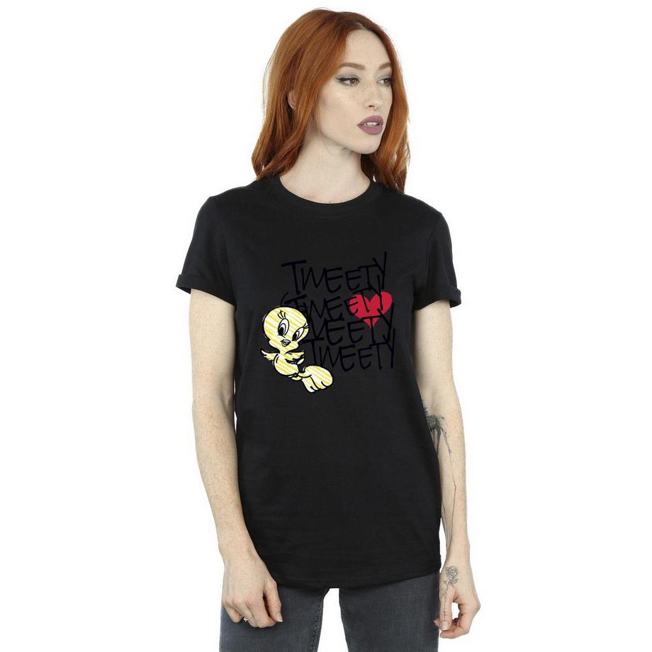 LOONEY TUNES Tweety Bird T-Shirt Imprimé Graphique  