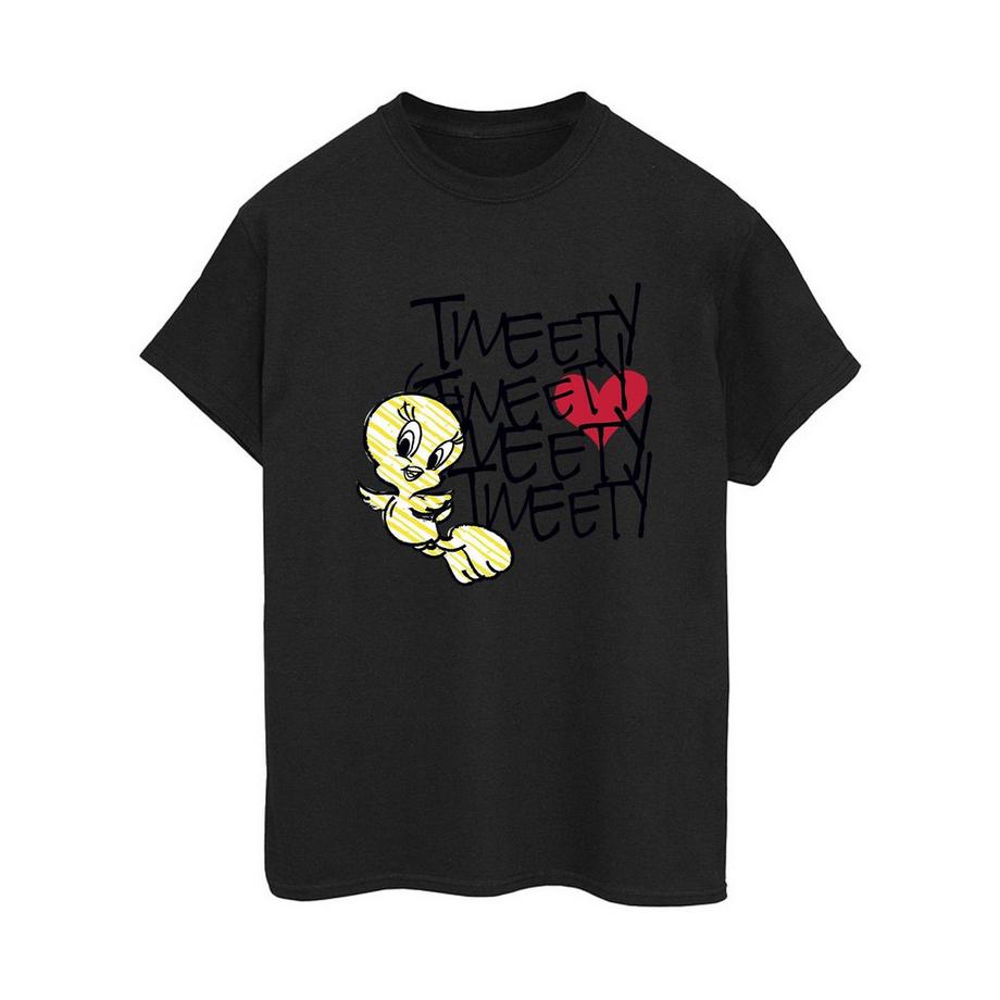 LOONEY TUNES Tweety Bird T-Shirt Imprimé Graphique  