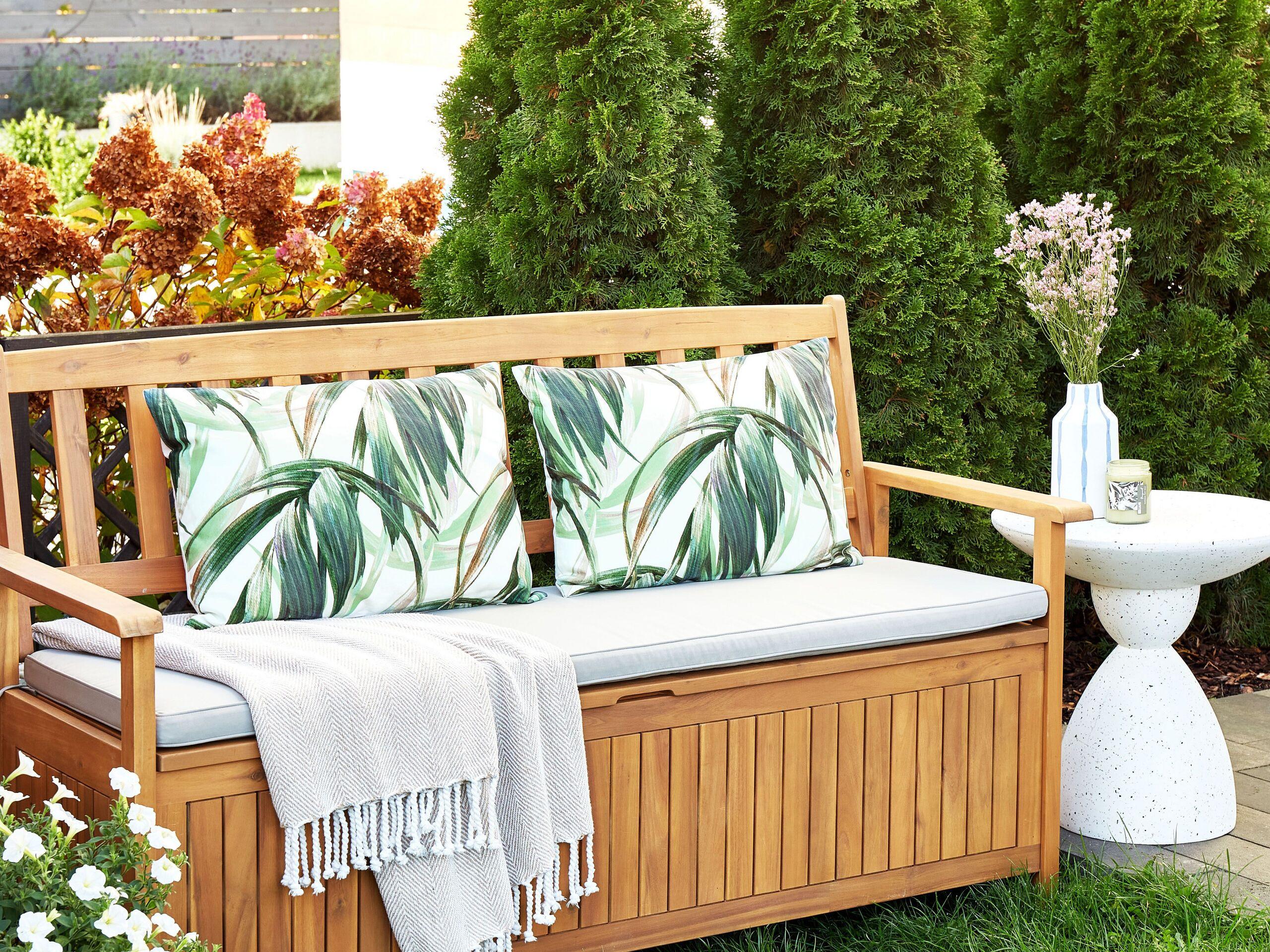 Beliani Gartenkissen 2er Set aus Polyester Modern CALDERINA  