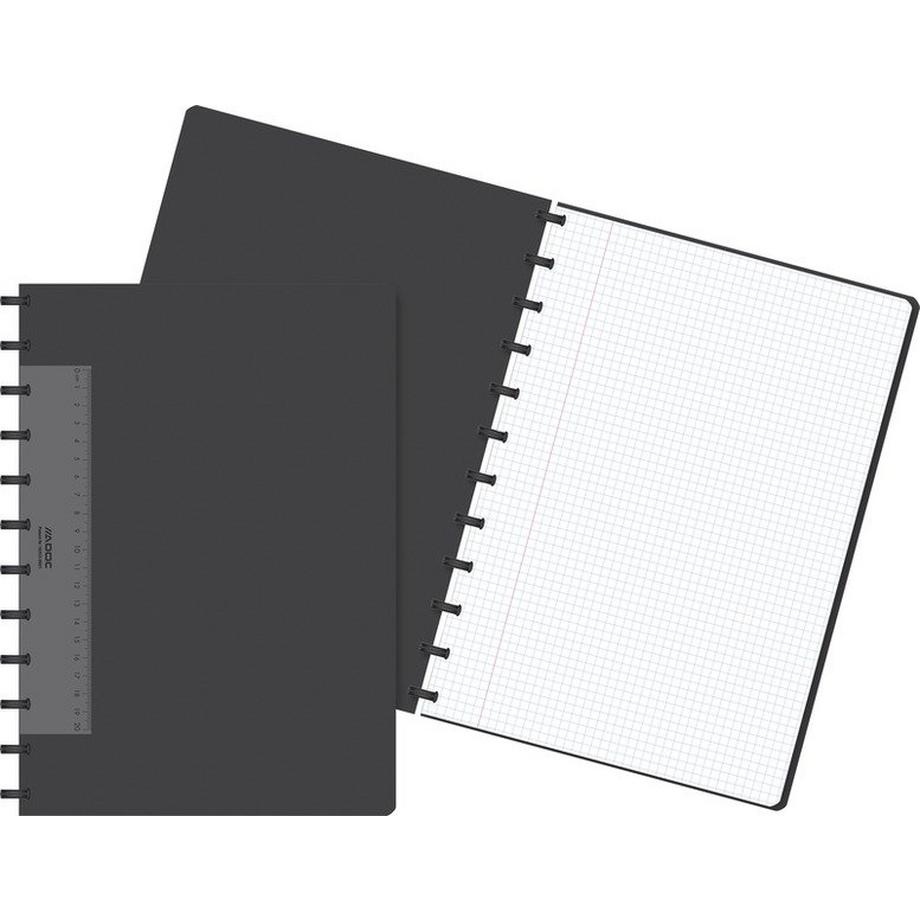 ADOC Notizheft A4 6099.74 kariert schwarz