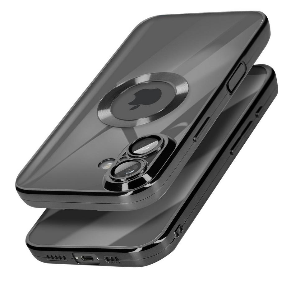Avizar  Glam Hülle iPhone 16 Plus Schwarz 