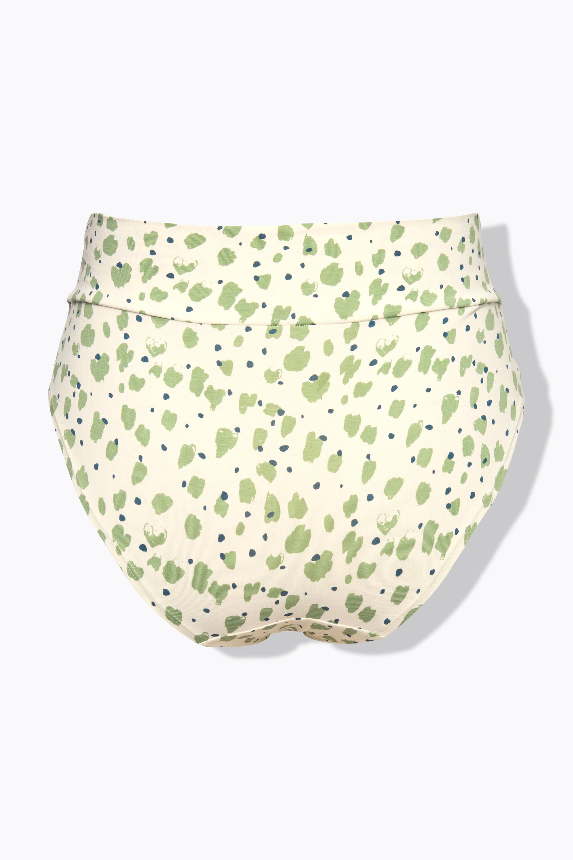 Ulla Popken Culotte Bellieva Large Ceinture Motif Pois Coton Bio  