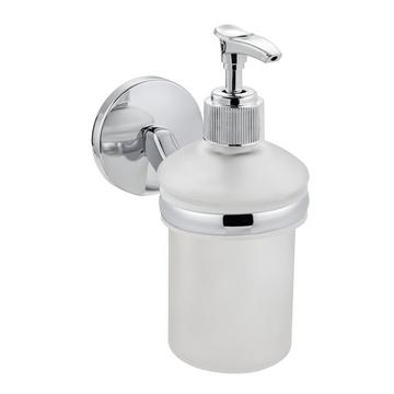 Glasseifenspender Roma verchromt