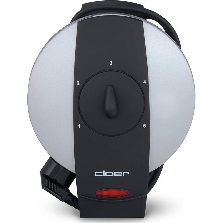 cloer Cialde a cuore Con regolazione manuale della temperatura acciaio inox, Nero  