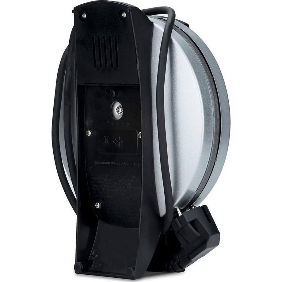 cloer Cialde a cuore Con regolazione manuale della temperatura acciaio inox, Nero  