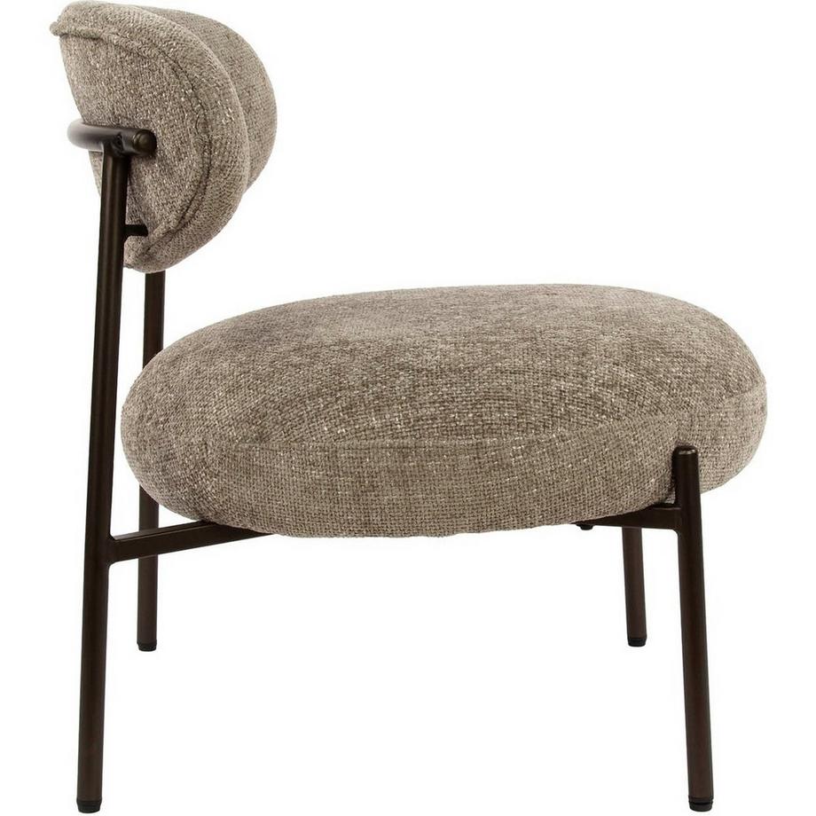 mutoni Fauteuil Round Tissee cargo sable  