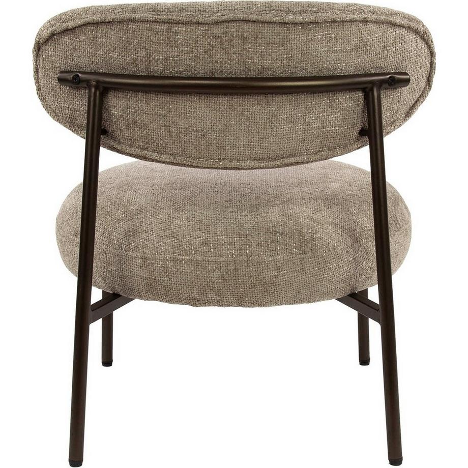 mutoni Fauteuil Round Tissee cargo sable  